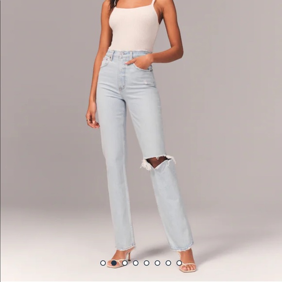 Abercrombie & Fitch Denim - Abercrombie 90’s Straight Ultra High Rise Jean